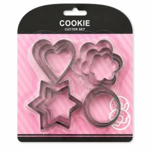 12 pc Stainless Steel Cookie Cutter
