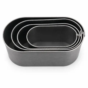 4pc Oval Stainless Steel Cookie Cutter