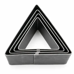 4pc Triangle Stainless Steel Cookie Cutter