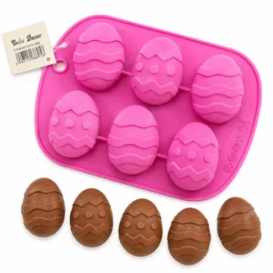 6 Cavity Easter Eggs Silicone Mould