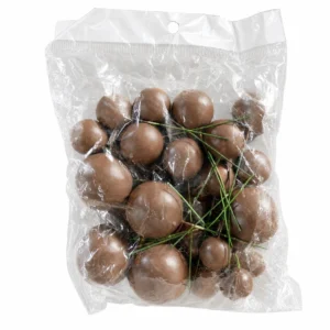 Dark Brown Faux Ball - 20pc Pack