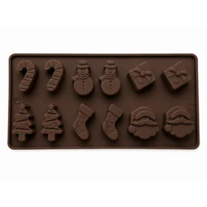 Christmas Theme Silicone Chocolate Mould