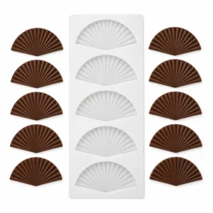 Chocolate Garnishing Fan Sheet Silicone Mould
