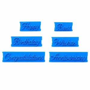 6 Pieces Cookie / Fondant Stamp