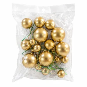 Gold Faux Ball - 20pc Pack