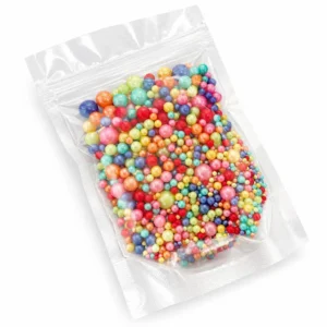 Rainbow Round Sprinkle Metallic Finish