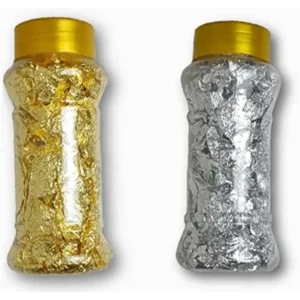 Silver Flakes Non-Edible - 1 pc