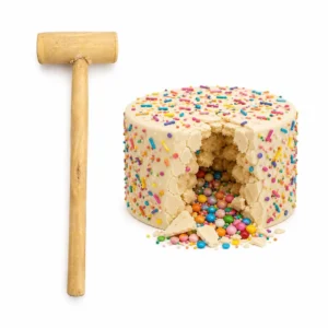 Wooden Hammer for Pinata Cakes