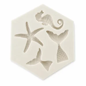 Sea Animals Silicone Mould - 4 Cavity