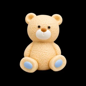 Silicone blue teddy bear 1