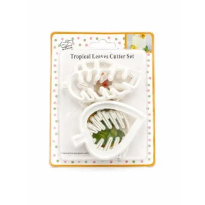 Tropical Leaves Fondant Cutter 3pc Set