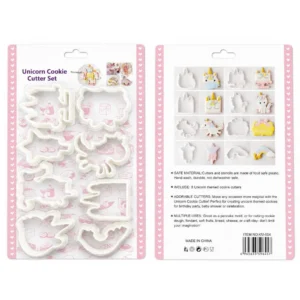 8pc Unicorn Shape Cookie Cutter