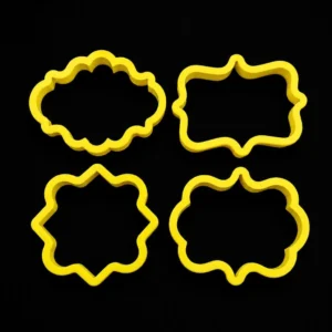 Vintage Plaque Frame Cookie Cutter Set