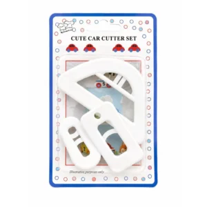 3pc Car Theme Plastic Fondant Cutter