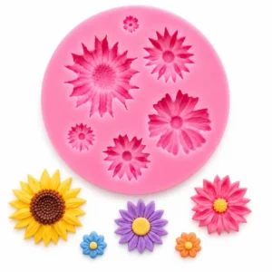 Flowers Silicone Fondant Mould