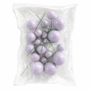 Light Purple Faux Ball - 20pc Pack