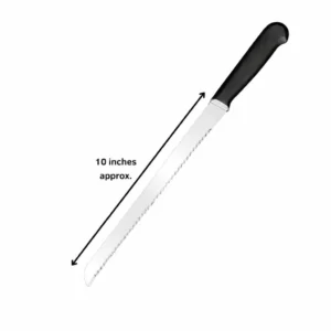 Serrated Bread Knife - 10 inch Plastic Handle