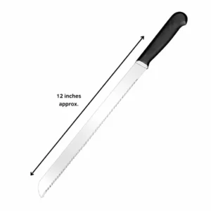 Serrated Bread Knife - 12 inch Plastic Handle