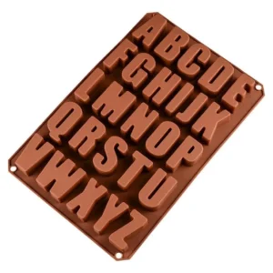 Alphabet Large Silicone Chocolate Mould