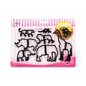 Safari Fondant Cutter / Cookie Cutter 8Pc Set