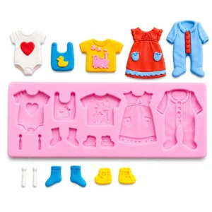 Baby Clothes Silicone Fondant Mould