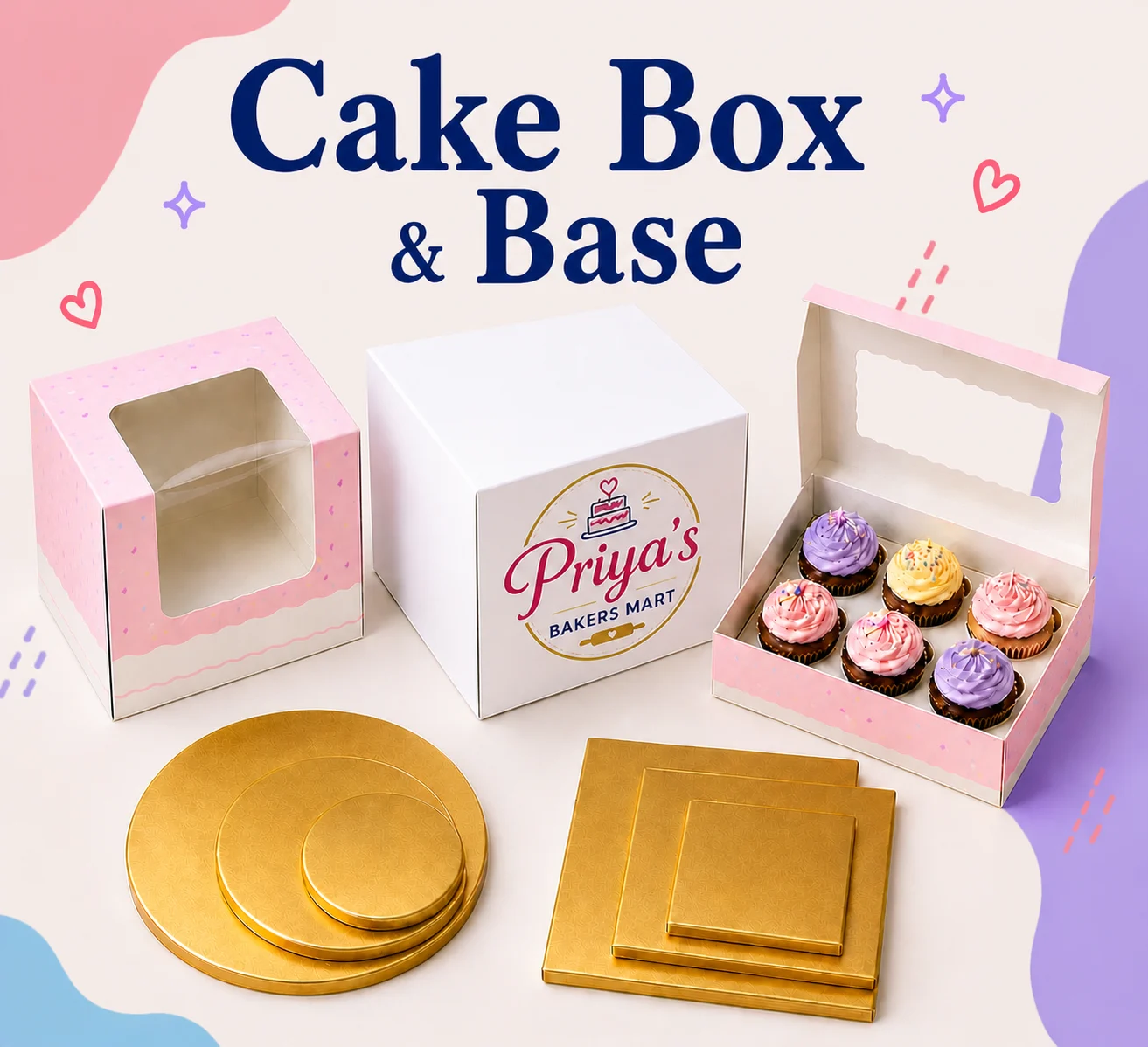 Cake Base & Box