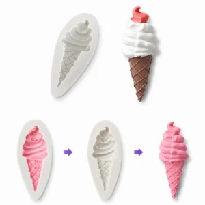Ice Cream Silicone Fondant Mould