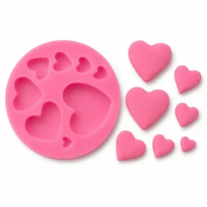 Heart Shape 3D Silicone Small to Big
