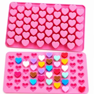 55 Cavity Mini Heart Silicone Mould / Chocolate Mould