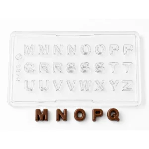 PVC Alphabet Chocolate Mould