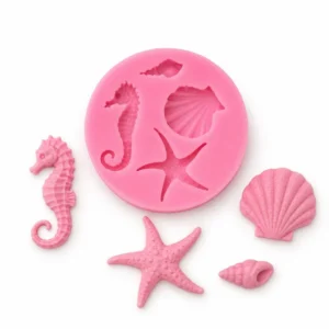 Sea Animals Silicone Mould 4 Cavity