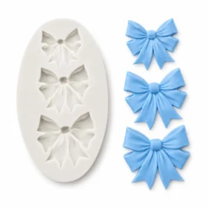 Bow 3 In 1 Fondant Silicone Mould