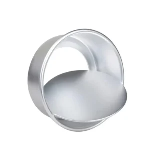 Aluminium Round Removable / Loose Bottom Cake Moulds - Size 6 inch