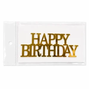 Happy Birthday Acrylic Cutout Topper - Design 7