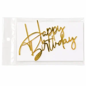 Happy Birthday Acrylic Cutout Topper - Design 11