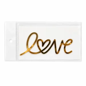 LOVE Acrylic Cutout Topper