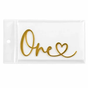 ONE Acrylic Cutout Topper
