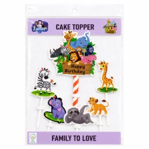 Animals Theme Cake Topper - Design 4