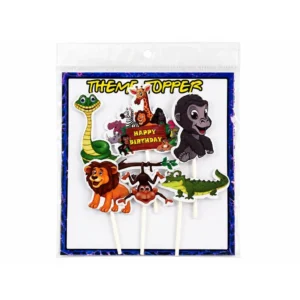 Animals Theme Cake Topper - Design 3