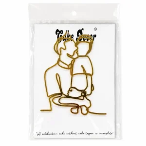 Dad Son Acrylic Cutout Topper