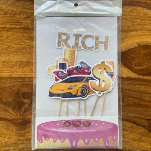Luxury Theme Cake Toppers