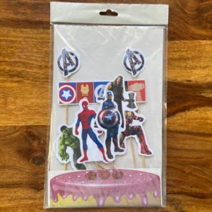 Marvel Avengers Theme Cake Toppers