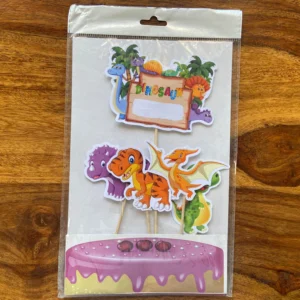 Dinosaur Theme Cake Toppers