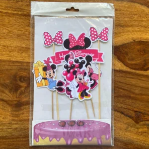 Minnie Theme Cake Toppers
