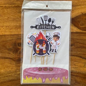 Chef Theme Cake Toppers