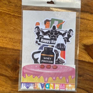 Gym Theme | Fitness Theme Cake Toppers
