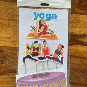 Yoga Theme Cake Toppers