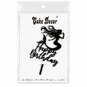 Mermaid Acrylic Birthday Topper - 5 inch