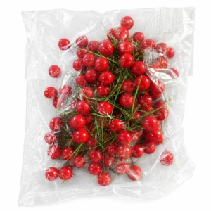 Mini Faux Ball 100pc Pack - Red