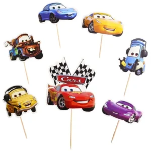 Cars Theme Cake Topper
